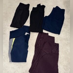 FIVE BUNDLE LEGGINGS LU LU LEMON